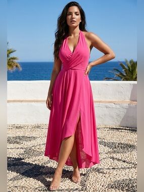 Pure Silk Equipment Femme Women's Pink Back braid strap Dress Sz 6 NWT $525 belt